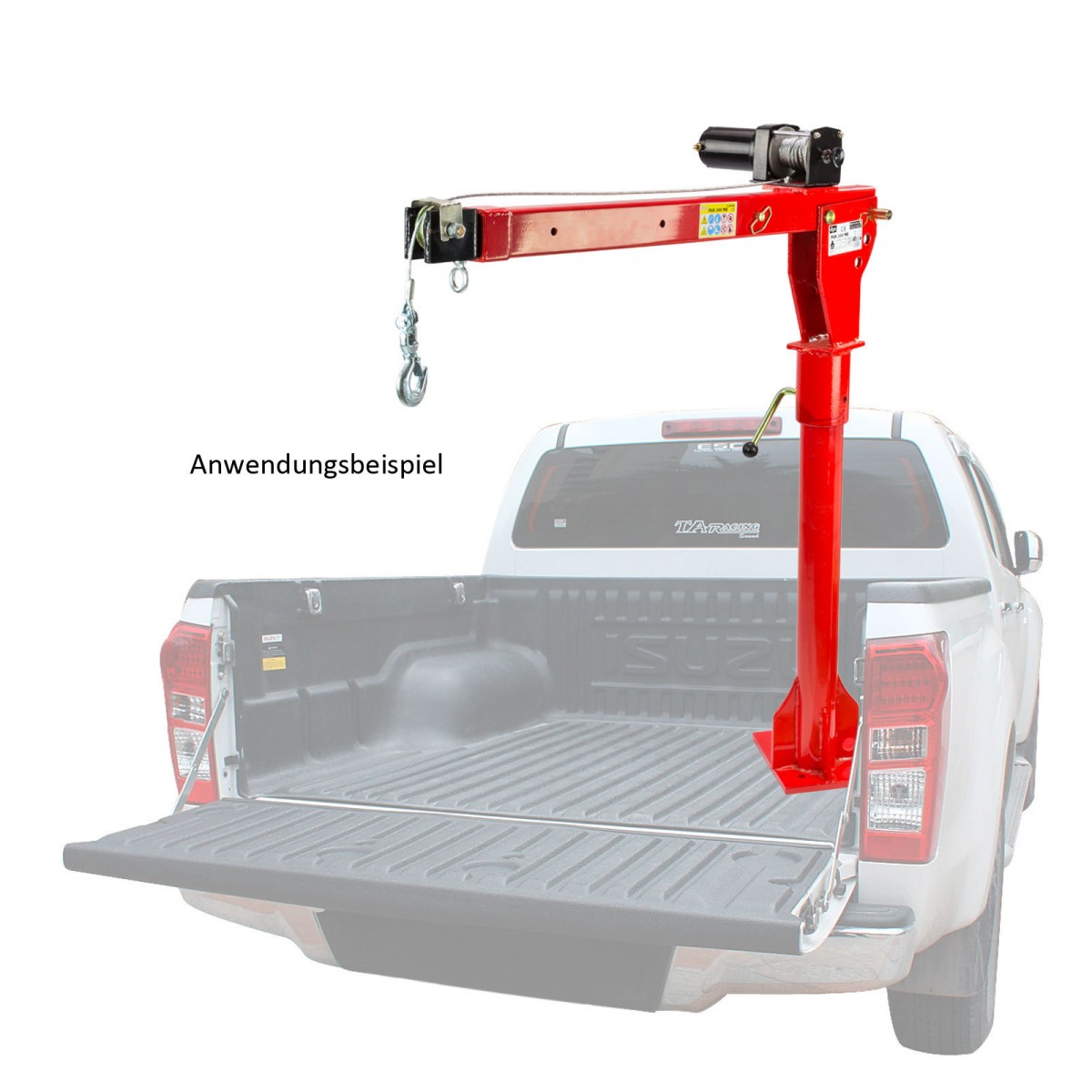 Pick Up Kran ''Winch 300'' mit 12 Volt Seilwinde