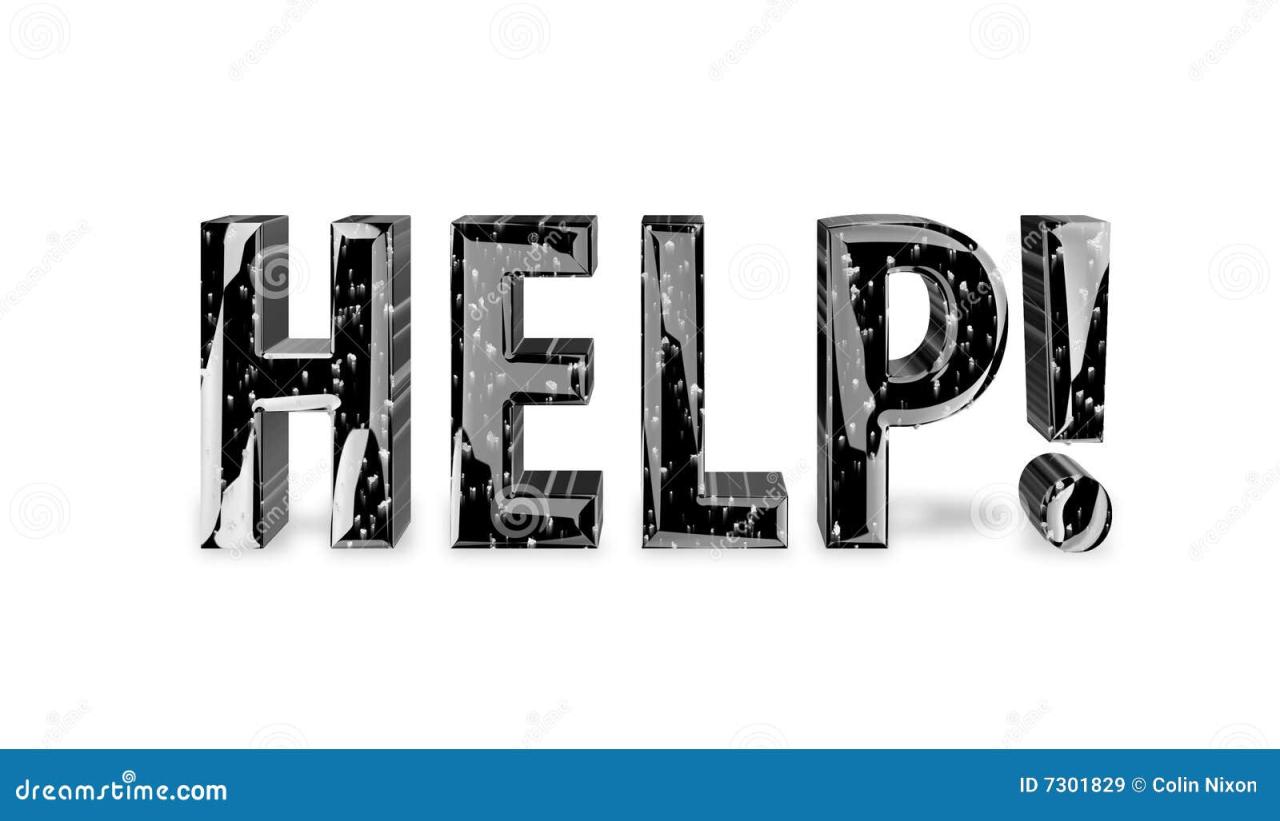 Help Royalty-Free Stock Photo | CartoonDealer.com #7301829